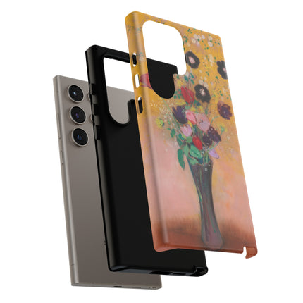 Vase of Flowers by Odilon Redon Phone Cases