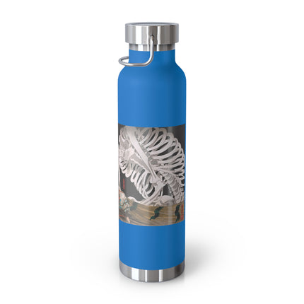 Mitsukuni Defying the Skeleton Spectre by Utagawa Kuniyoshi Copper Vacuum Insulated Bottle, 22oz