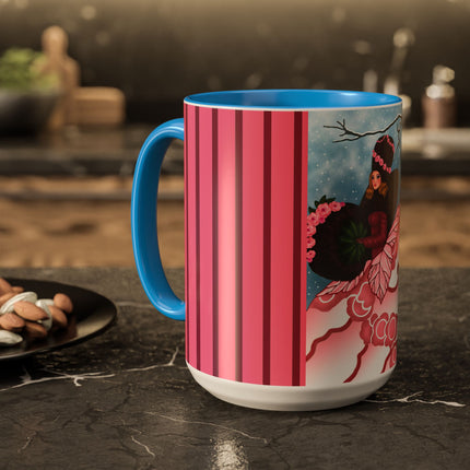 Winter Rose Empress Colorful Mugs (11oz, 15oz)