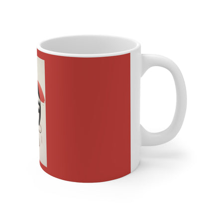 Illustrations of Japanese Toys Pl.056 by Kawasaki Kyosen Ceramic Mug 11oz