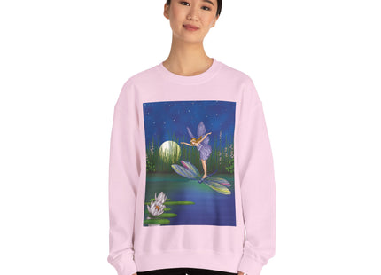 Fairy on a Dragonfly Heavy Blend™ Crewneck Sweatshirt