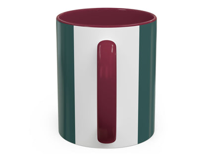 Candy Cane Timekeeper Bunny Colorful Mugs (11oz, 15oz)