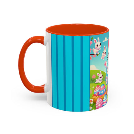 Springtime Kitten’s Easter Joy Colorful Mugs (11oz, 15oz)