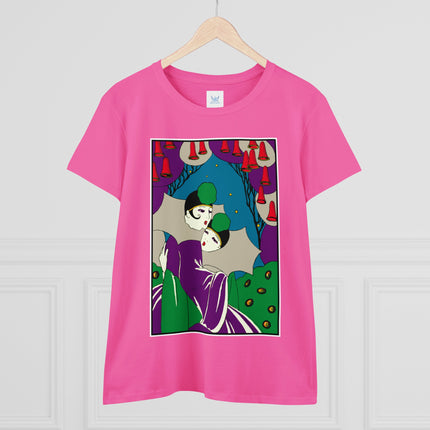 Two Pierrots Women's Midweight Cotton Tee