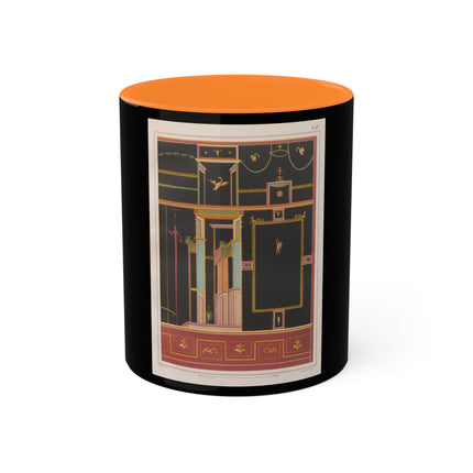 Pompeii Walls Pl.04 by Victor Steeger Colorful Mugs, 11oz