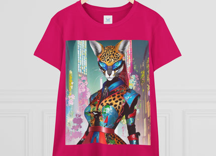 Cyber Cat Glamour Cotton Tee