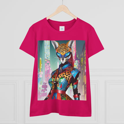 Cyber Cat Glamour Cotton Tee