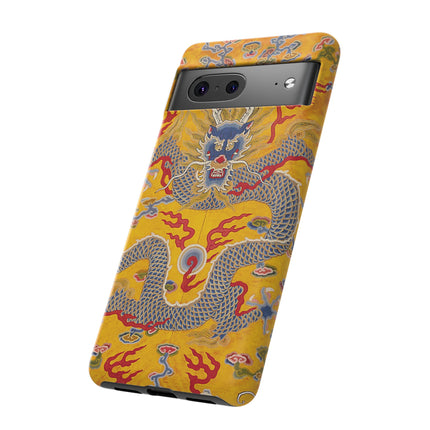 Majestic Dragon Regalia – Imperial 12-Symbol Robe Phone Cases