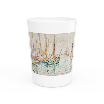 Groix by Paul Signac Ceramic Shot Glass