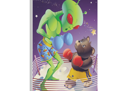 Cosmic Clash Matte Canvas, Stretched, 0.75"