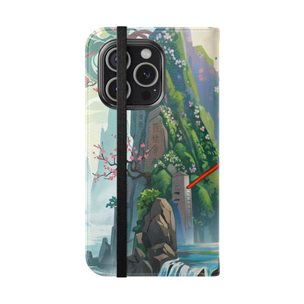 🐘⚔️ Cyberpunk Elephant Samurai Flip Case – Ancient Wisdom & Neon Power