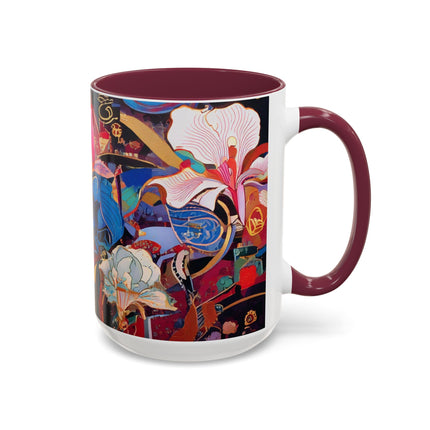 Ethereal Irises Colorful Mugs (11oz, 15oz)