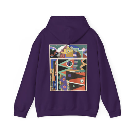Collection decors et couleurs Pl.03 by Georges Valmier Heavy Blend™ Hooded Sweatshirt