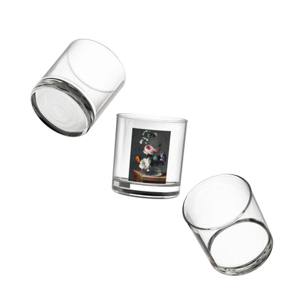 Floral Still Life Rocks Glass, 10oz