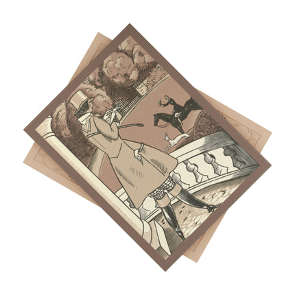 Equestrian Elegance by Fernand Siméon Ceramic Tile