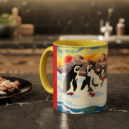 Snowball Shenanigans Colorful Mugs (11oz, 15oz)