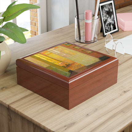 Interior, Window Light by Henri Le Sidaner Jewelry Box
