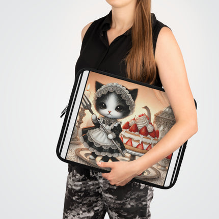 The Patisserie Kitten Laptop Sleeve – Sweet Charm & Storybook Delight