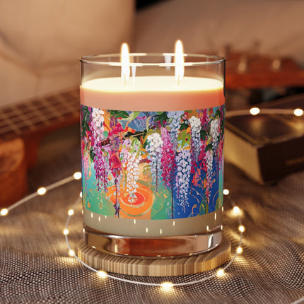 Golden Wisteria Elegance Scented Candle