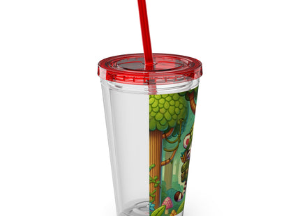 Stealthy Stripes Sunsplash Tumbler with Straw, 16oz