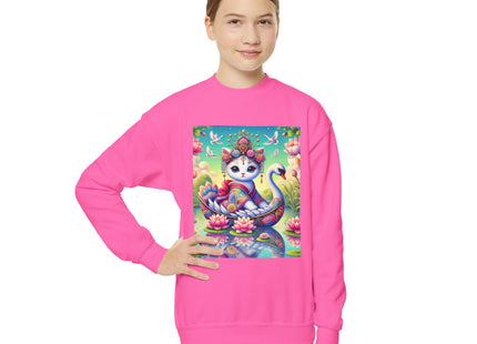 Geisha Kitten’s River Voyage Youth Crewneck Sweatshirt