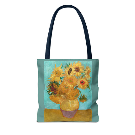 Vase with Twelve Sunflowers by Vincent Van Gogh Tote Bag (AOP)