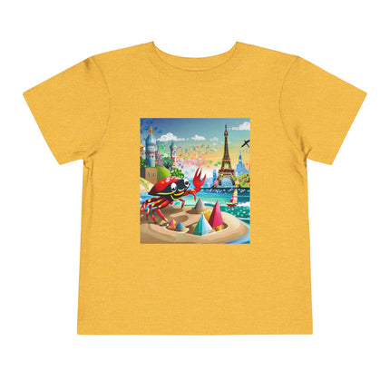 Crab Architect Toddler Short Sleeve Tee