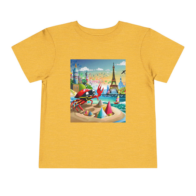 Crab Architect Toddler Short Sleeve Tee