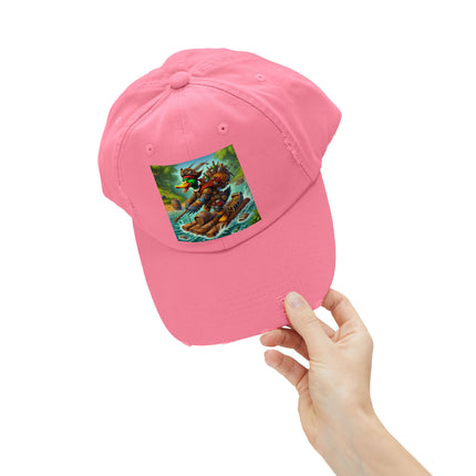 The Daring Drake Unisex Distressed Cap