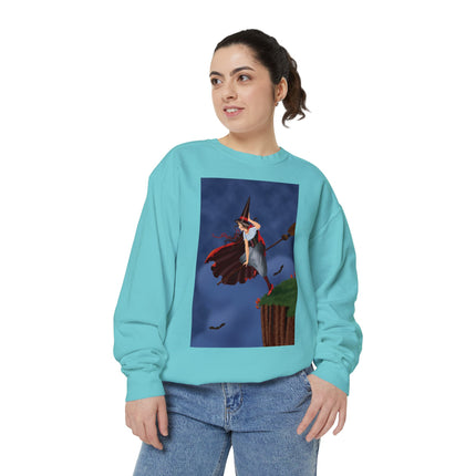 The Enchanted Witch Unisex Garment-Dyed Sweatshirt