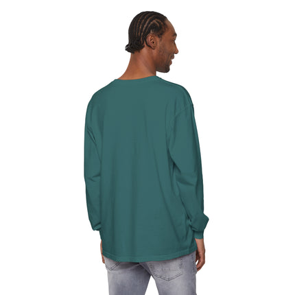 Whimsical Halloween Mischief Unisex Garment-dyed Long Sleeve T-Shirt