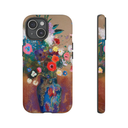 Bouquet of Flowers by Odilon Redon Phone Cases