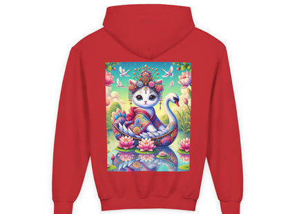 Geisha Kitten’s River Voyage Youth Heavy Blend Hooded Sweatshirt