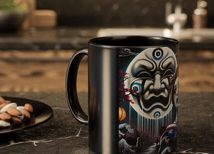 Geisha’s Black Ink Tears Colorful Mugs (11oz, 15oz)