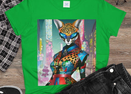 Cyber Cat Glamour Cotton Tee