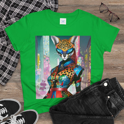 Cyber Cat Glamour Cotton Tee
