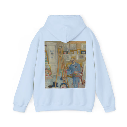 The Skeleton Painter by James Ensor Heavy Blend™ Hooded Sweatshirt