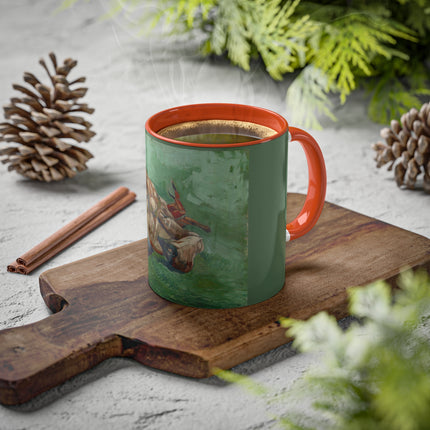 Crab on its Back by Vincent Van Gogh Colorful Mugs, 11oz