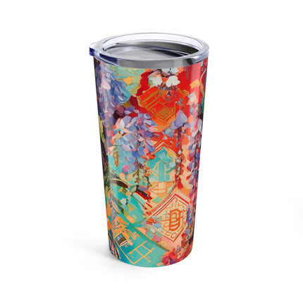 Golden Wisteria Symphony Tumbler 20oz