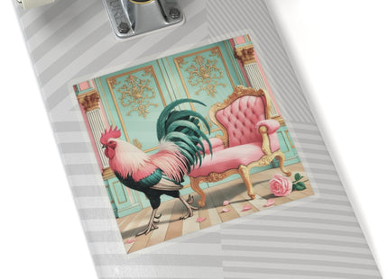 The Salon Rooster Kiss-Cut Stickers (4 Sizes)