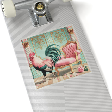 The Salon Rooster Kiss-Cut Stickers (4 Sizes)