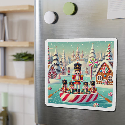 Nutcracker Candy-Striped Adventure Die-Cut Magnets (5 Sizes)