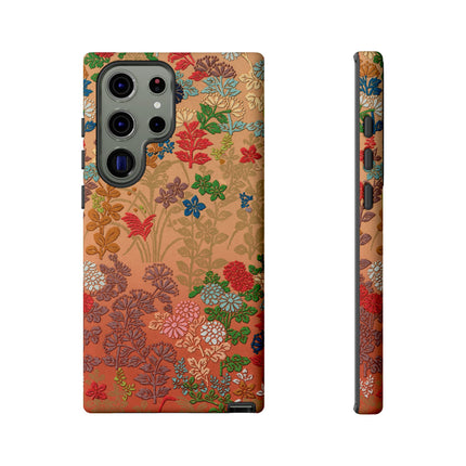 Ornamental Japanese Flower Pattern Phone Cases
