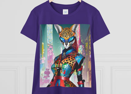 Cyber Cat Glamour Cotton Tee