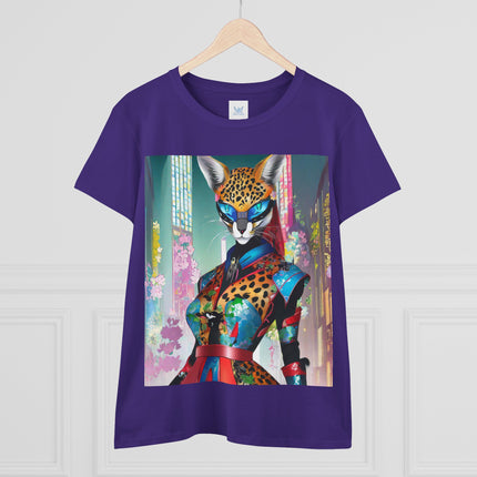 Cyber Cat Glamour Cotton Tee