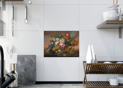 Floral Still Life by Franz Xaver Ceramic Tile