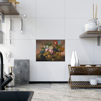 Floral Still Life by Franz Xaver Ceramic Tile