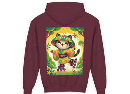 Firefly Dance on Wheels Youth Heavy Blend Hooded Sweatshirt