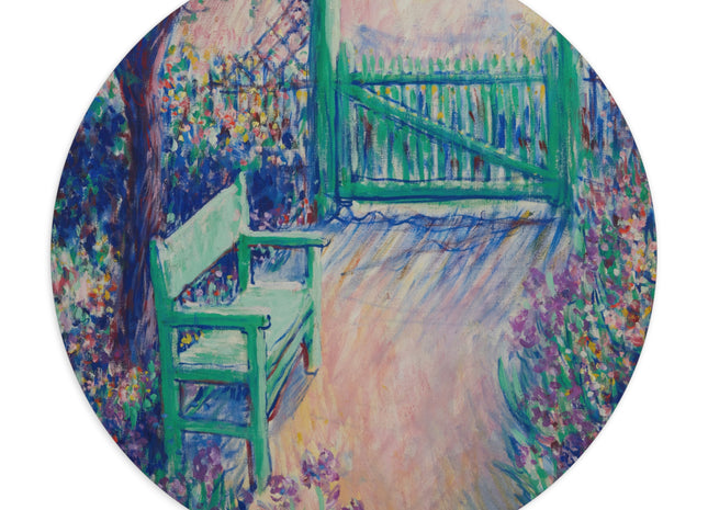 The Artist’s Garden by Theodore Earl Butler Mouse Pad, Round and Rectangle