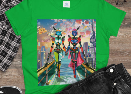 Cyber Punk Robot Models Cotton Tee